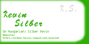 kevin silber business card